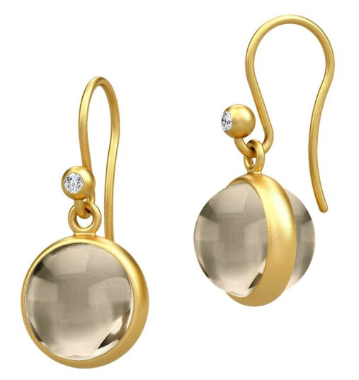 Julie Sandlau Prime Øredobber 22 kt. Gullbelagt sølv HKS181GDSMCRCZ - Dame - 925 sterling silver