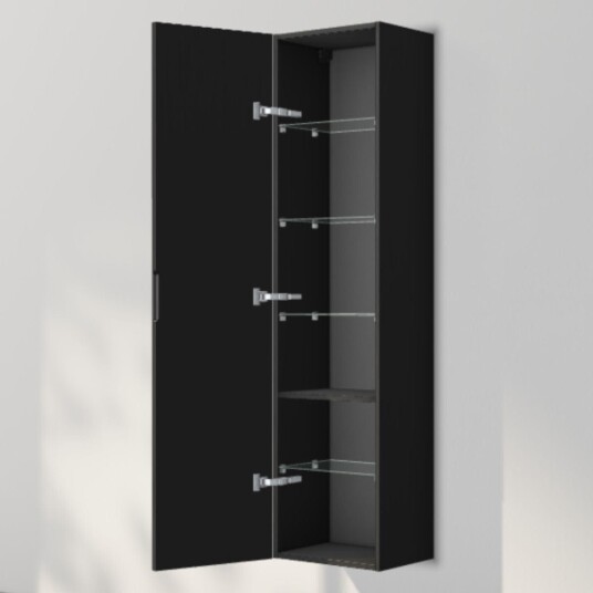INR Iconic Nordic Rooms Solid 40/30 Høyskap Black oak / 40cm Venstre
