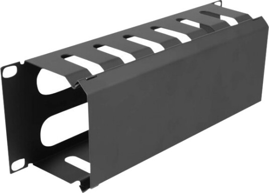 Delock Rack Cable Management Routing Panel With 2 Openings Svart 1U 10" 66844