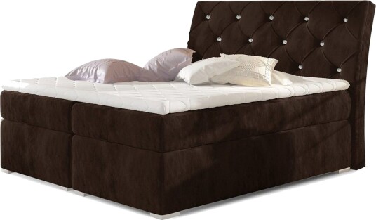 Box Spring Eltap Balvin 180x200 cm Kronos 06 Brun
