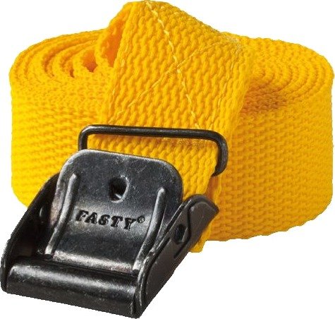 Fasty 156 Spennreim 2-pakning, All-pack Gul, 1000 mm, Verksted & bil