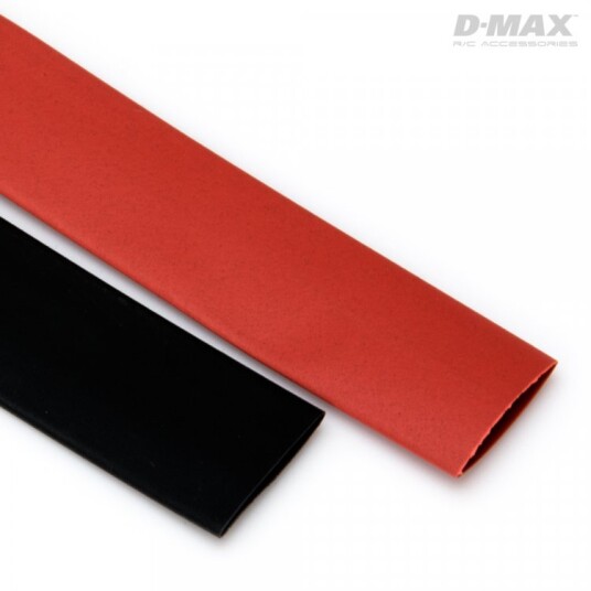 DynoMAX B9210 Heat Shrink Tube Red & Black D12/W18.5mm x 1m