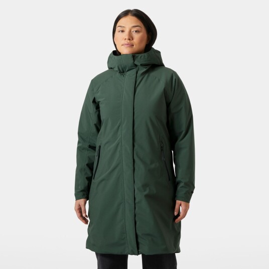 Helly Hansen Lily Insulated Raincoat Dame Grønn L Helly Hansen Lily Insulated Raincoat Dame Grønn L