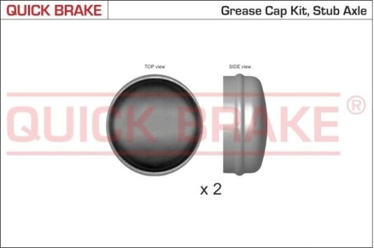 QUICK BRAKE 9821K Kappe, hjullager