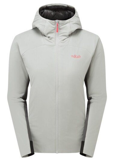 Rab Xenair Alpine Flex Jacket Wmns Light Zinc Size 14