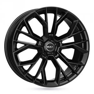 MAK Stilo-D Shiny Black 10x21 5/112 ET19 B66 MAK Stilo-D Shiny Black 10x21 5/112 ET19 B66