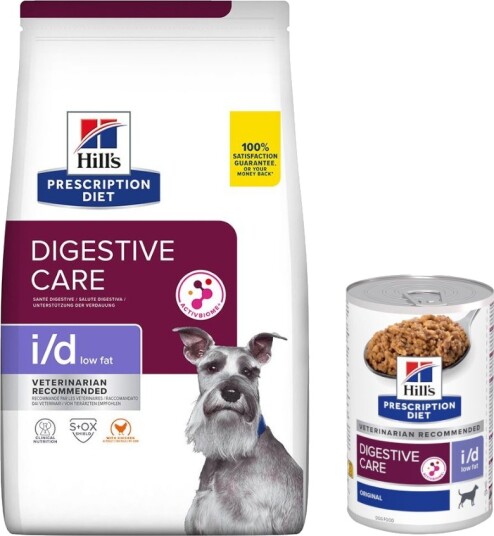 Hill's Prescription Diet i/d Low Fat Digestive Care Tørrfôr Kylling 12kg Hill's Prescription Diet i/d Low Fat Digestive Care Tørrfôr Kylling 12kg