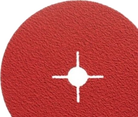 Fiberrondel F996 Ø125 P120 Norton 125X22 Sg Keramisk Slibekorn Til Jern Og Rustfristål