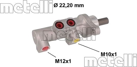 Hovedbremsesylinder METELLI 05-0847