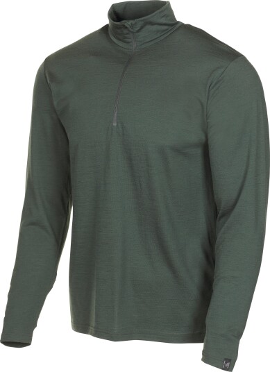 Ivanhoe Men"s Underwool Sonny Half Zip Rifle Green, S