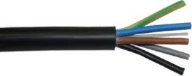 Teccon Kabel Tec-Flex RZ1-K 4G2,5 mm² Sort (Metervare)