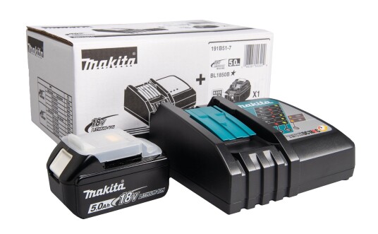Makita 191B51-7 Ladepakke 18V 5.0 Ah + lader LXT Maskintilbehør & forbruk Makita 191B51-7 Ladepakke 18V 5.0 Ah + lader LXT Maskintilbehør & forbruk