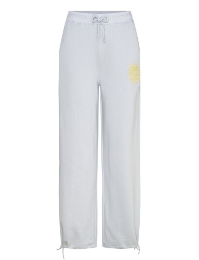 GANNI Isoli Mid Waist Straight Leg Sweatpants Blue M GANNI Isoli Mid Waist Straight Leg Sweatpants Blue M