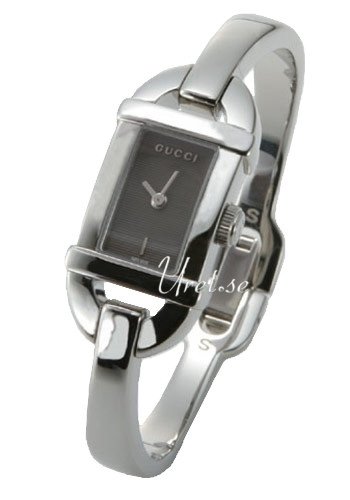 Gucci 6800 Dameklokke YA068537 Grå/Stål 32x16 mm