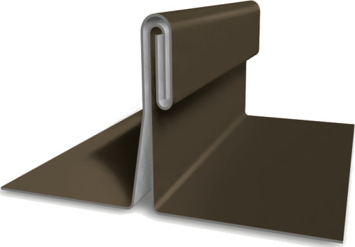 120 kg Prefalz-spiral, 60 kg, 0,7 x 500 mm, P10, sammenleggbar, brun