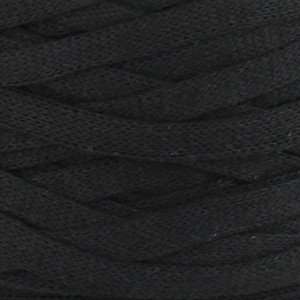 Hoooked Ribbon XL Trikotgarn Unicolor 26 Sort / Svart