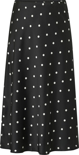 Zizzi Maxi skjørt caMinela Satin Svart