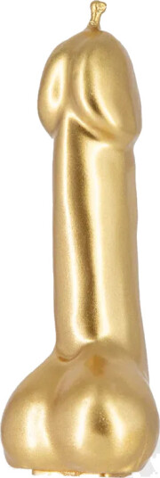 Partypal Penis Candle Gold 9,8cm 5904610162194 Partypal Penis Candle Gold 9,8cm 5904610162194