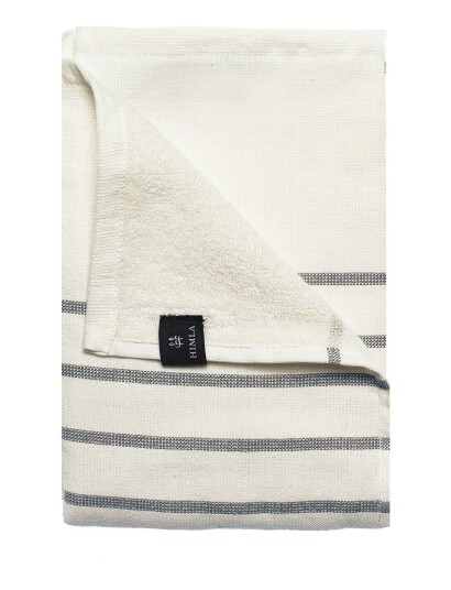 Himla Habit Bath Towel Cream INDIGO 30X50CM,50X70CM,76X150CM