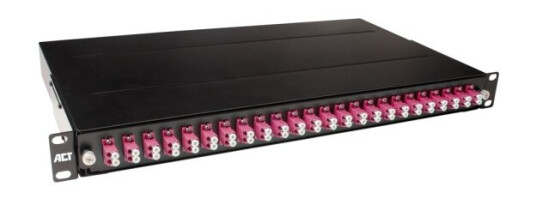 Act Fiber Panel 24 X Duplex Lc Multimode Om4 (Fa2040)