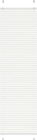 plisségardin Hvit 65x200 cm Stoff Bredde 64,4 Polyester