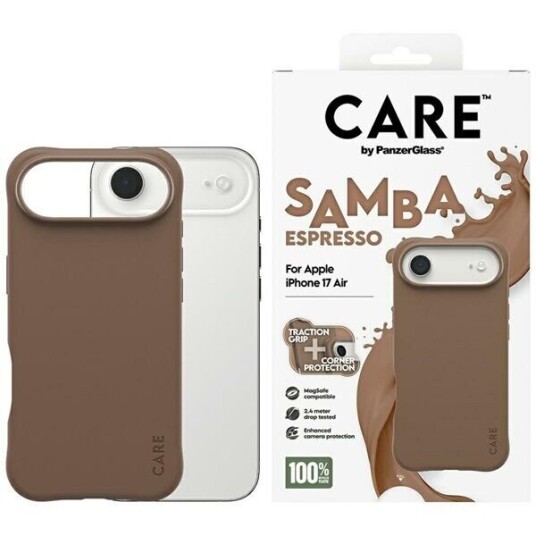 CARE by PanzerGlass Fashionable Samsung Espresso MagSafe Deksel for iPhone Air