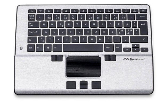 Mousetrapper Alpha Ergonomisk Tastatur med Touchpad - Nordisk - Sølv Mousetrapper Alpha Ergonomisk Tastatur med Touchpad - Nordisk - Sølv