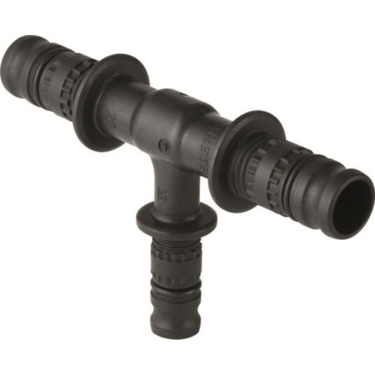 Geberit Mepla T-rør Reduksjon 32mm til 20mm i Plast for Vann