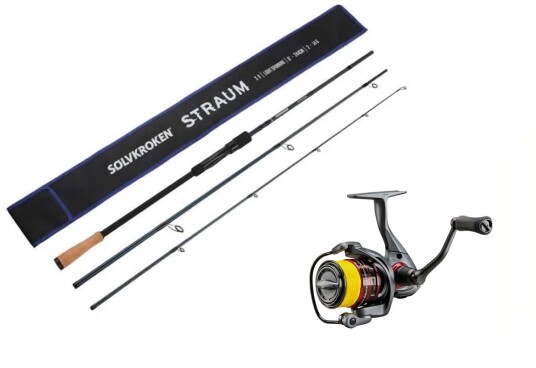 Sølvkroken Sv Straum S 10´ 15 40g/Okuma Ceymar Spinning Prespooled 4000a Sølvkroken Sv Straum S 10´ 15 40g/Okuma Ceymar Spinning Prespooled 4000a