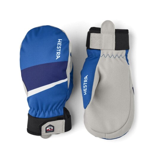 Hestra Tracker Jr Mitt Brilliant Blue Print 3