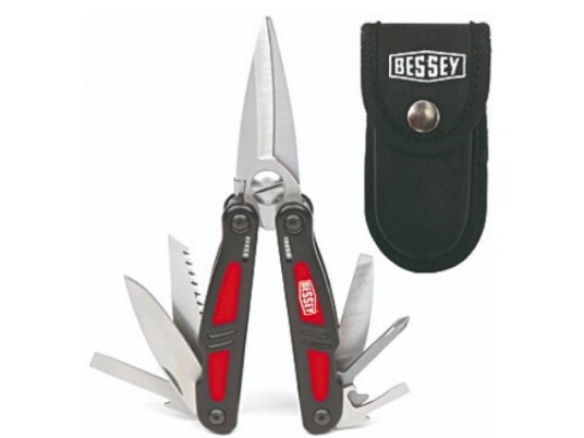 Bessey DBST Multiverktøy i Rustfritt Stål med Saks, Fil og Kniv - 17,5 cm Bessey DBST Multiverktøy i Rustfritt Stål med Saks, Fil og Kniv - 17,5 cm