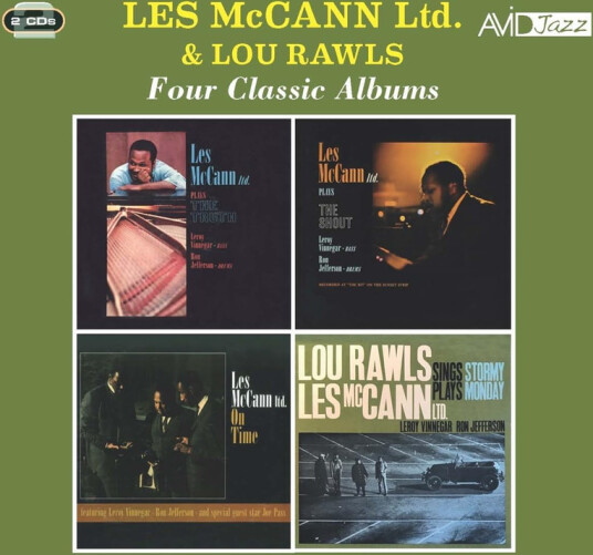 LES MCCANN LTD & LOU RAWLS Four Classic Albums CD