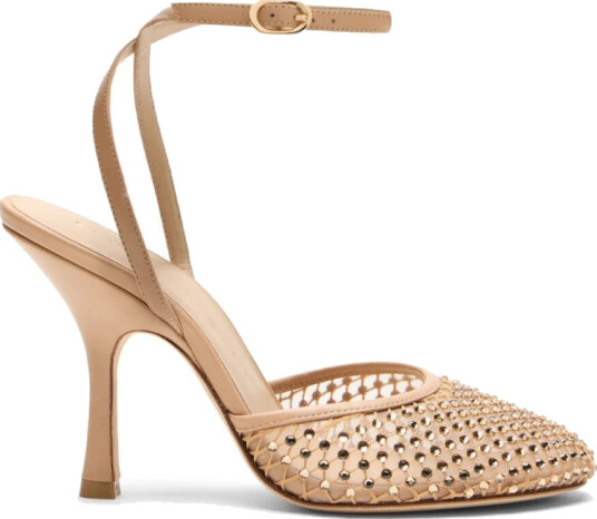 Stuart Weitzman Dame Sko Beige 40 EU,
