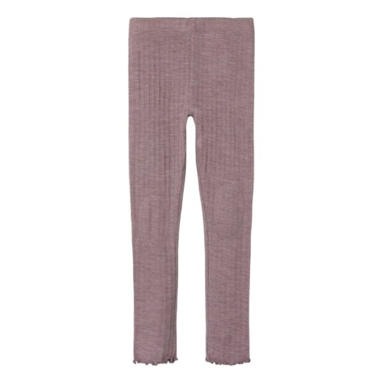 Name It Leggings i Ull og Silke Jr Rib Wossa Purple Dove 134 140 Name It Leggings i Ull og Silke Jr Rib Wossa Purple Dove 134 140