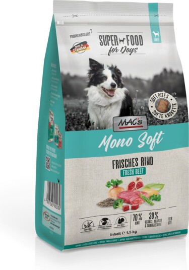 MacS Mac s Mono Soft Softfôr til Hund Storfe 1.5 kg