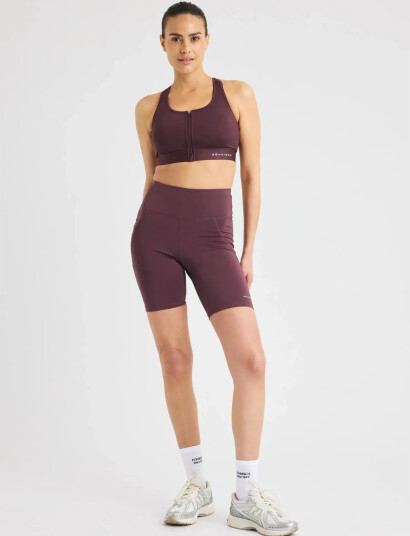 Röhnisch Flattering High Waist Bike Tights - Burgundy - XS Röhnisch Flattering High Waist Bike Tights - Burgundy - XS
