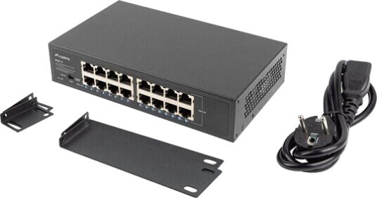 Lanberg RSGE-16 16-Port Gigabit Unmanaged Rack Switch (5901969429015) Lanberg RSGE-16 16-Port Gigabit Unmanaged Rack Switch (5901969429015)
