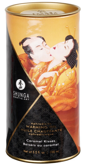 Shunga Aphrodisiac Varmende Olje 100 ml - Brun Shunga Aphrodisiac Varmende Olje 100 ml - Brun