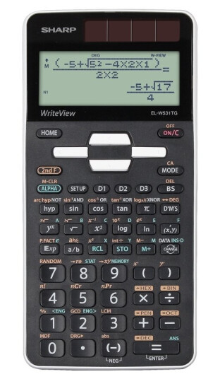 Sharp Writeview El-W531tg - Vitenskapelig Kalkulator - 16 Sifre - Batteri