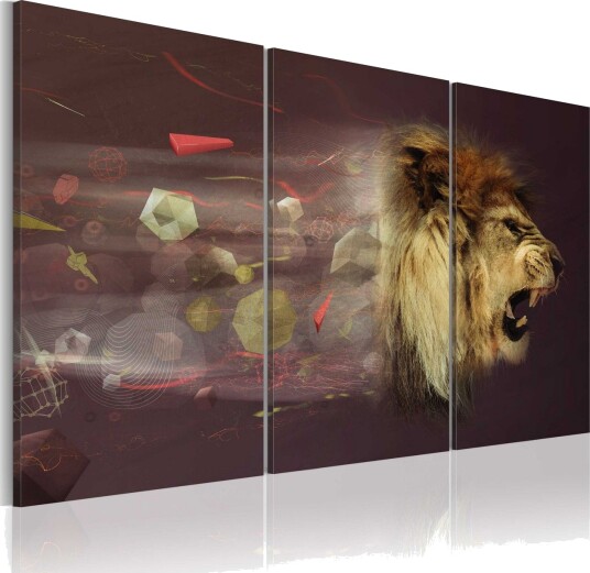 Bilde Løve Abstrakt 120x80 Artgeist sp. z o. o.