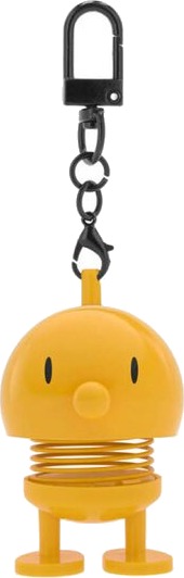 Hoptimist Bag Charm 5,9 cm Gul Nøkkelring - Dekorativt Veskeanheng