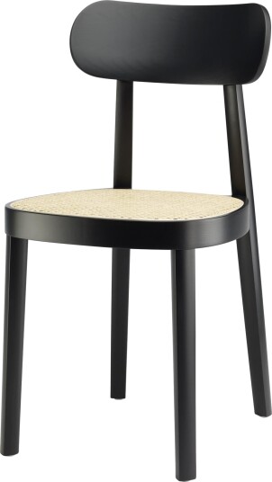 Thonet 118 Spisestol Svartbeiset Sort Thonet 118 Spisestol Svartbeiset Sort