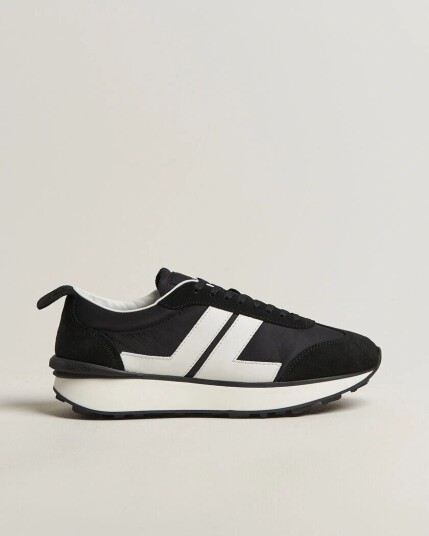 Lanvin Bumpr Running Sneakers Black/White