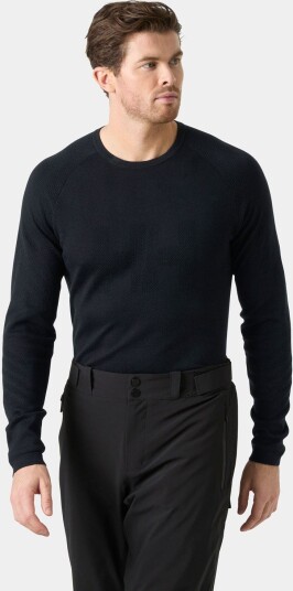Helly Hansen Men's Lifa® Merino Knitevo Crew Svart XL