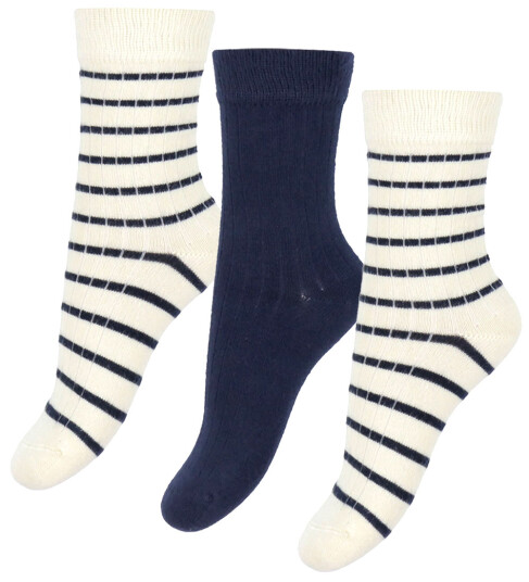 minipop Minipop® Noos Bamboo Socks 3 Pcs - Navy - 27/30Y minipop Minipop® Noos Bamboo Socks 3 Pcs - Navy - 27/30Y