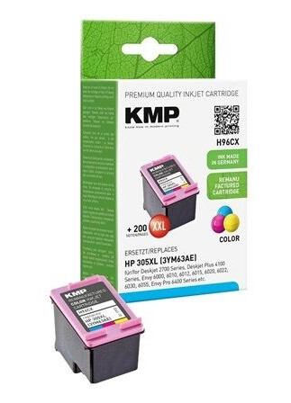 KMP H96CX - High Yield - colour (cyan magenta yellow) - remanufactured - ink cartridge (alternative for: HP 305XL) - Blekkpatron Colour (cyan, magenta, yellow)