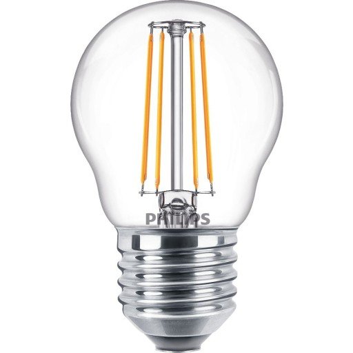 Philips Filament LED E27 Kronepære , 4,3W = 40W