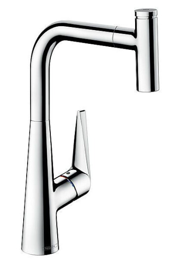 Hansgrohe Talis Select S 300 kjøkkenbat. Med uttrekkbar tut, Krom Hansgrohe Talis Select S 300 kjøkkenbat. Med uttrekkbar tut, Krom