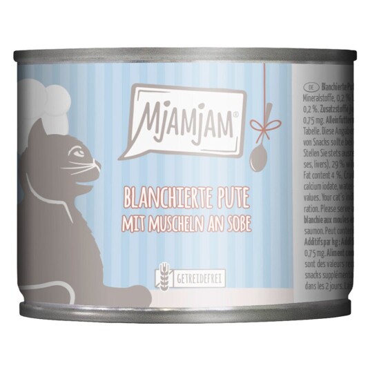 MjAMjAM i saus 6 x 185 g - blanchert kalkun med blåskjell