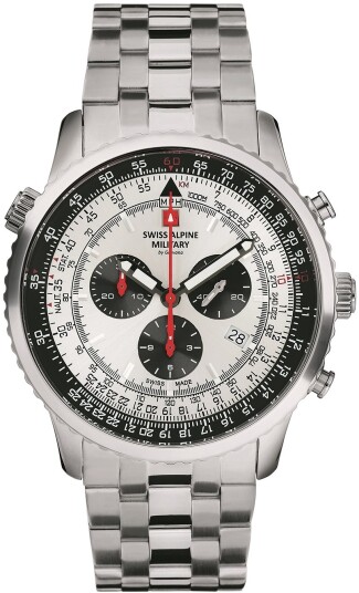 Swiss Alpine Military Herreklokke 7078.9132 Classic Sølvfarget/Stål Swiss Alpine Military Herreklokke 7078.9132 Classic Sølvfarget/Stål
